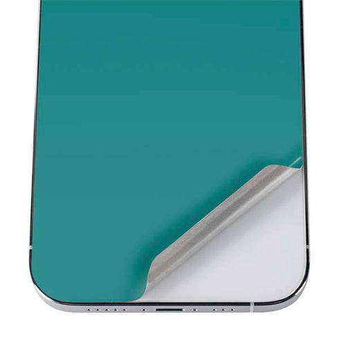 Teal Blue Solid iPhone 12 Pro Skin