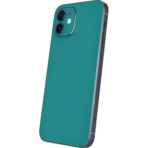 Teal Blue Solid iPhone 12 Skin