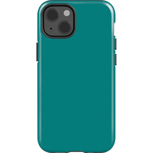 Teal Blue Solid iPhone 13 Impact Case