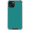 Teal Blue Solid iPhone 13 Mini Clear Case