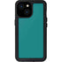 Teal Blue Solid iPhone 13 Mini Waterproof Case
