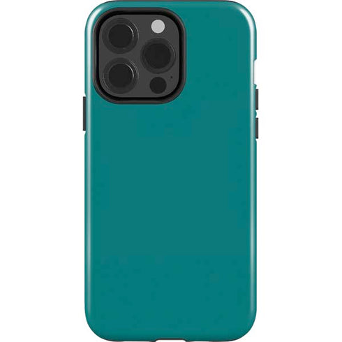 Teal Blue Solid iPhone 13 Pro Impact Case