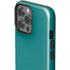 Teal Blue Solid iPhone 13 Pro Max Impact Case