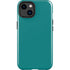 Teal Blue Solid iPhone 14 Plus Impact Case