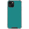 Teal Blue Solid iPhone 14 Plus Clear Case