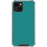 Teal Blue Solid iPhone 14 Plus Clear Case