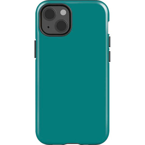 Teal Blue Solid iPhone 14 Impact Case