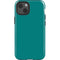 Teal Blue Solid iPhone 14 Impact Case