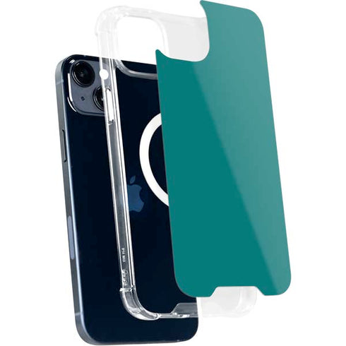 Teal Blue Solid iPhone 14 Plus MagSafe Case