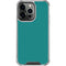 Teal iPhone 15 Pro Clear Case