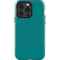 Teal Blue Solid iPhone 14 Pro Impact Case