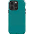 Teal Blue Solid iPhone 14 Pro Impact Case