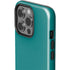 Teal Blue Solid iPhone 14 Pro Impact Case
