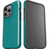 Teal Blue Solid iPhone 14 Pro Impact Case