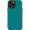 Teal Blue Solid iPhone 14 Pro Max Impact Case