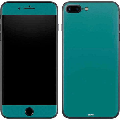 Teal Blue Solid iPhone 8 Plus Skin