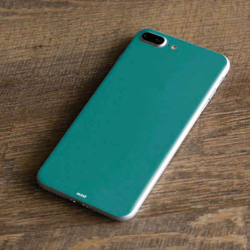 Teal Blue Solid iPhone 8 Plus Skin
