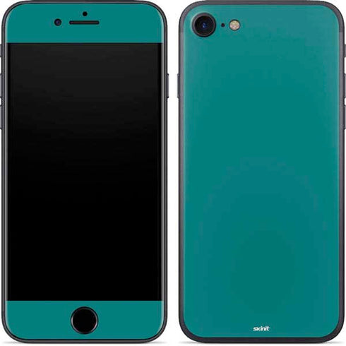 Teal Blue Solid iPhone 8 Skin