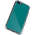 Teal Blue Solid iPhone SE (2nd & 3rd Gen) Clear Case