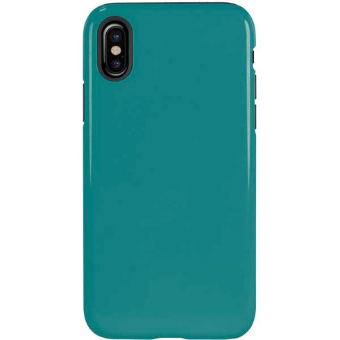 Teal Blue Solid iPhone X Pro Case