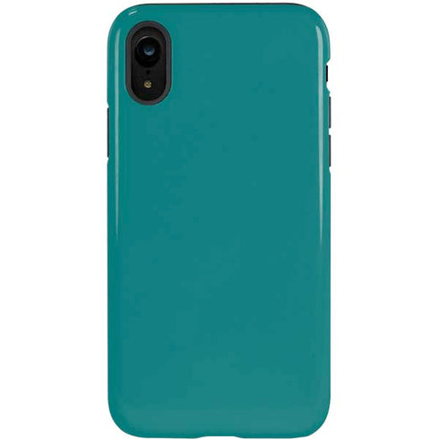 Teal Blue Solid iPhone XR Pro Case