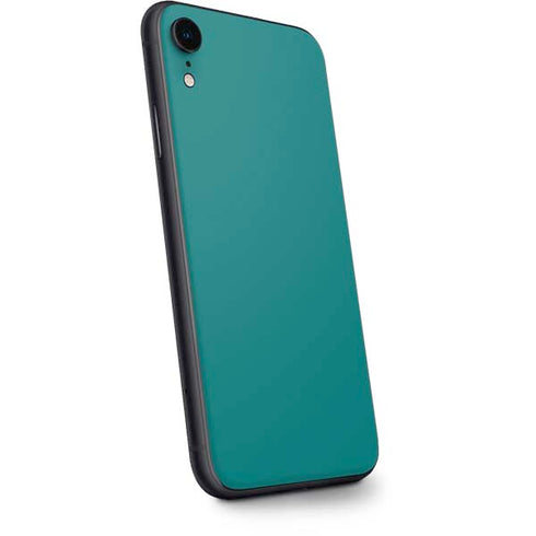 Teal Blue Solid iPhone XR Skin