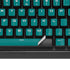 Teal Blue Solid K95 RGB PLATINUM Mechanical Gaming Keyboard Skin