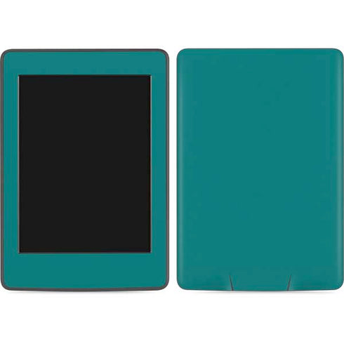 Teal Blue Solid Amazon Kindle Skin