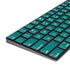 Teal Blue Solid Magic Keyboard with Numeric Keypad Skin