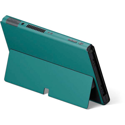 Teal Blue Solid Nintendo Switch OLED (2021) Skin