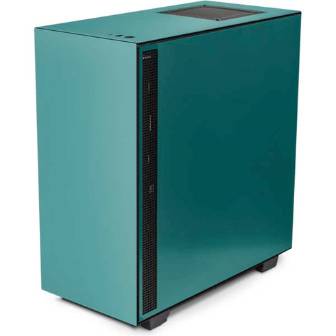 Teal Blue Solid NZXT H510 Compact ATX Mid-Tower Case Skin