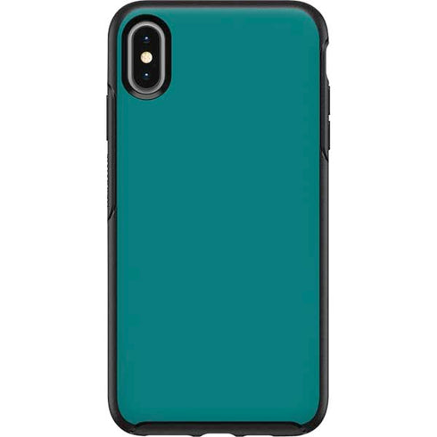 Teal Blue Solid Otterbox Symmetry iPhone Skin