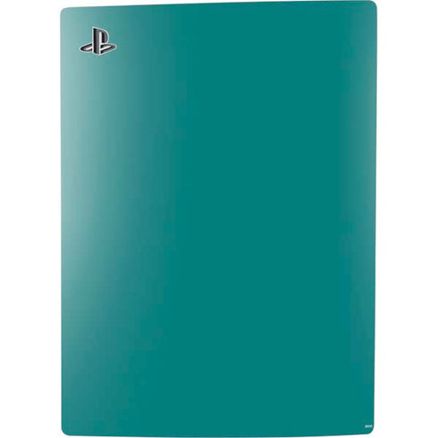 Teal Blue Solid PS5 Digital Edition Console Skin