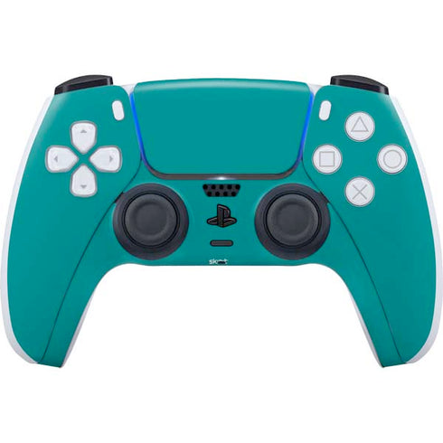Teal Blue Solid PS5 Controller Skin