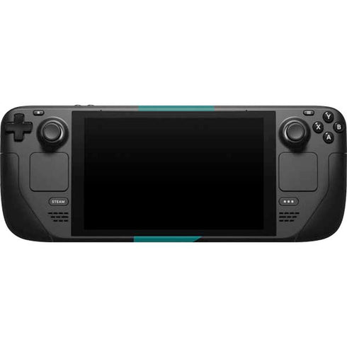 Teal Blue Solid Steam Deck Handheld Gaming Computer Skin