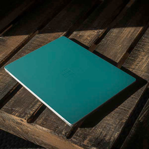 Teal Blue Solid Surface Laptop 3 13.5in Skin