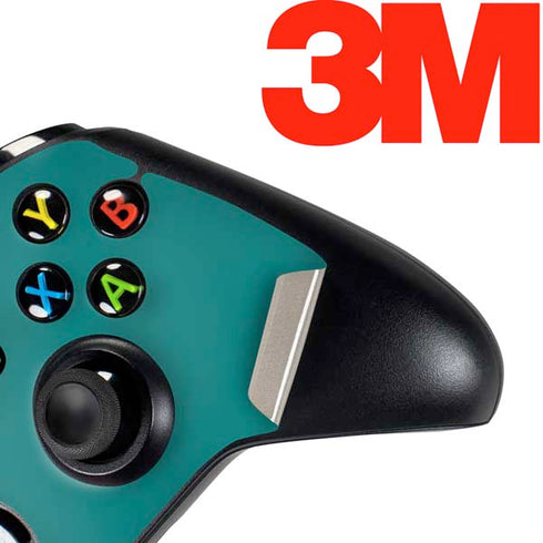 Teal Blue Solid Xbox One Controller Skin