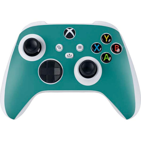 Teal Blue Solid Xbox Series S Controller Skin