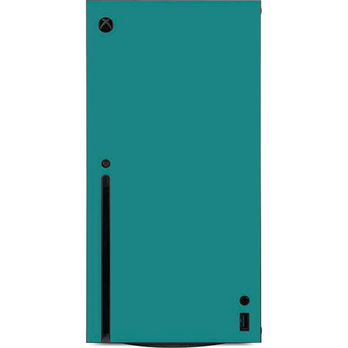 Teal Blue Solid Xbox Series X Console Skin