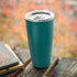 Teal Blue Solid Yeti 20oz Tumbler Skin