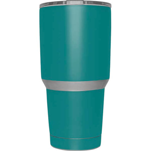 Teal Blue Solid Yeti 30oz Rambler Tumbler Skin