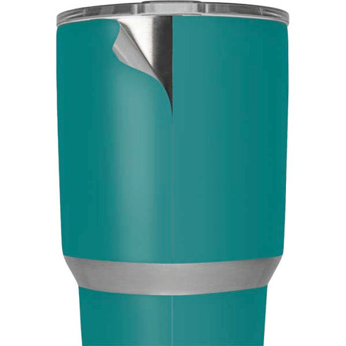 Teal Blue Solid Yeti 30oz Rambler Tumbler Skin