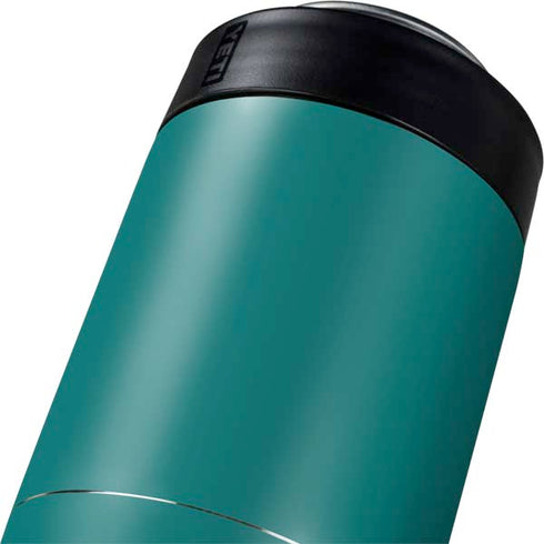 Teal Blue Solid Yeti Colster Can Insulator Skin