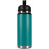 Teal Blue Solid YETI Rambler 26oz Bottle Skin