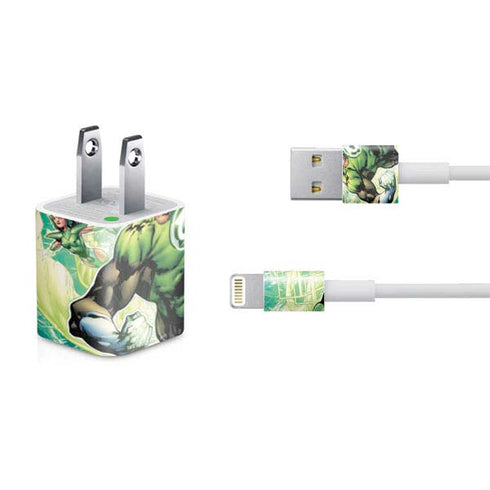 DC Comics Green Lantern Sinestro Secret Files and Origins Cover #1 By Geoff Johns iPhone Charger (5W USB) Skin