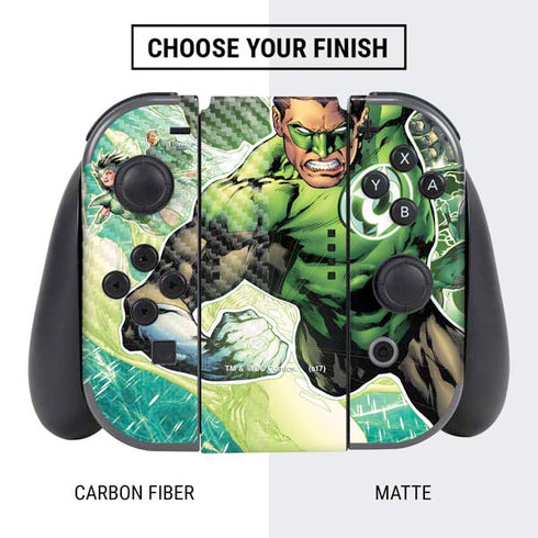 DC Comics Green Lantern Sinestro Secret Files and Origins Cover #1 By Geoff Johns Nintendo Switch Bundle Skin