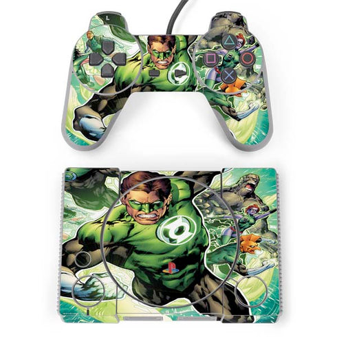 DC Comics Green Lantern Sinestro Secret Files and Origins Cover #1 By Geoff Johns PlayStation Classic Bundle Skin