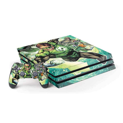 DC Comics Green Lantern Sinestro Secret Files and Origins Cover #1 By Geoff Johns PS4 Pro Bundle Skin