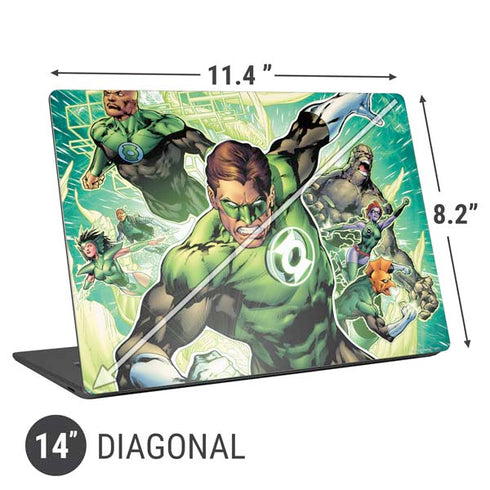 DC Comics Green Lantern Sinestro Secret Files and Origins Cover #1 By Geoff Johns Universal Laptop 14in (11.4 x 8.2in) Skin