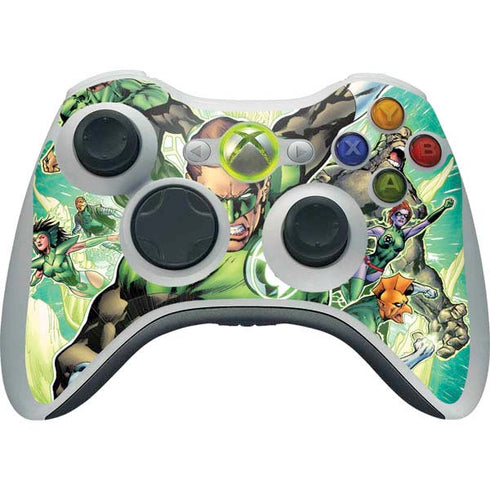 DC Comics Green Lantern Sinestro Secret Files and Origins Cover #1 By Geoff Johns Xbox 360 Wireless Controller Skin